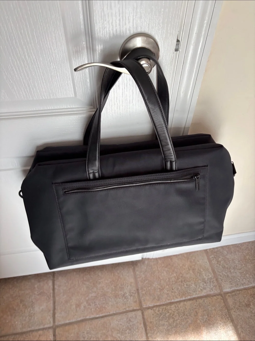 Away Black Men's/Ladies Nylon Duffel Travel Weekend Bag